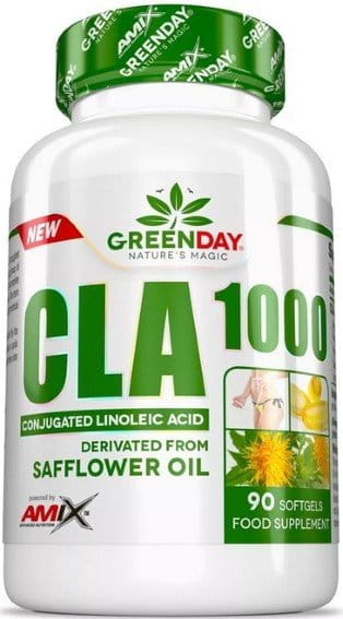 Acid linoleic conjugat CLA Amix Green Day CLA 1000 90 capsule