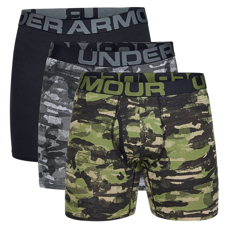 Boxeri Under Armour Charged Cotton 6in 3 Pack Novelty