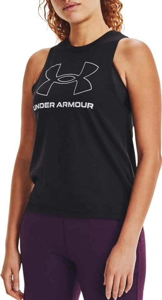 Maiou Under Armour Live Sportstyle Graphic Tank-BLK