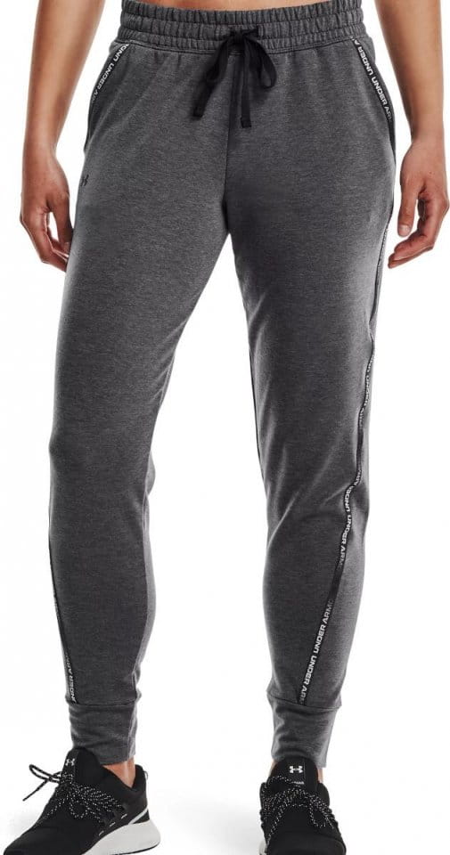 Pantaloni Under Armour UA Rival Terry Taped Pant-GRY