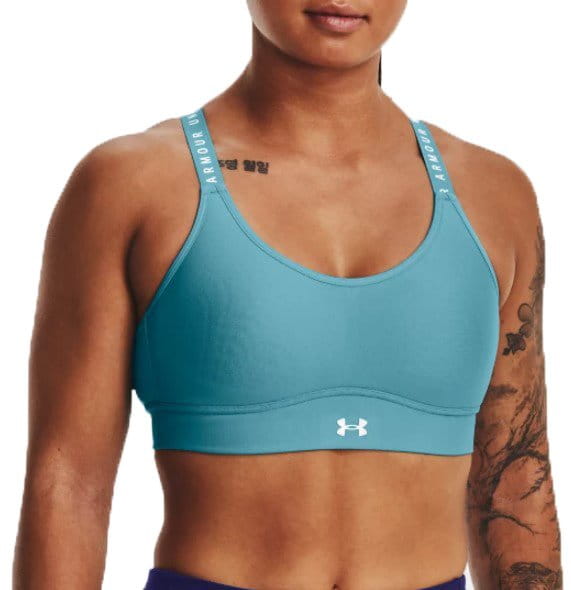 Bustiera Under Armour UA Infinity Mid Covered-BLU