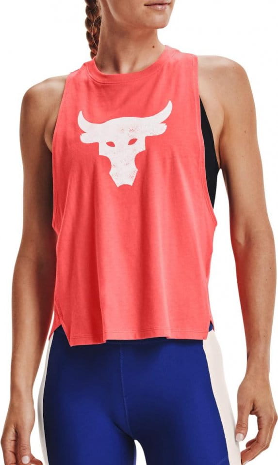 Maiou Under Armour UA Project Rock Bull Tank-RED