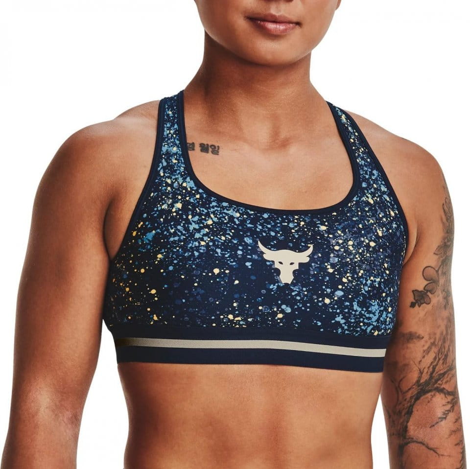 Bustiera Under Armour UA Pjt Rock Bra Printed-NVY