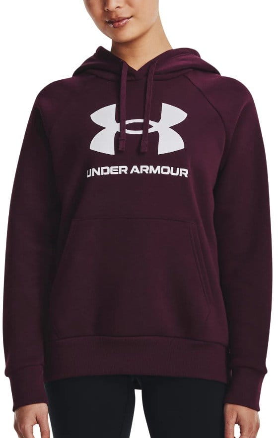 Hanorac cu gluga Under Armour UA Rival Fleece Big Logo Hdy-MRN