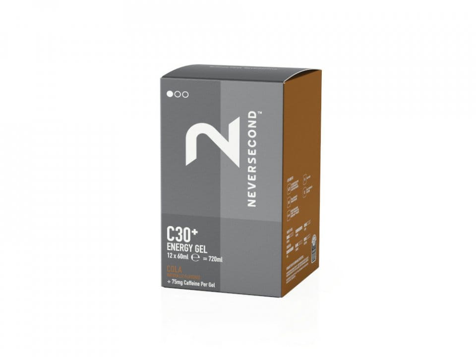 NEVERSECOND Gel Energetic C30 Cola 60 ml | Cutie cu 12 plicuri
