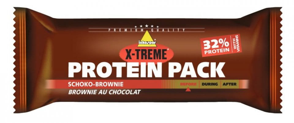 Gustari si batoane proteice Inkospor X-treme protein pack čokoládové-brownies 35g
