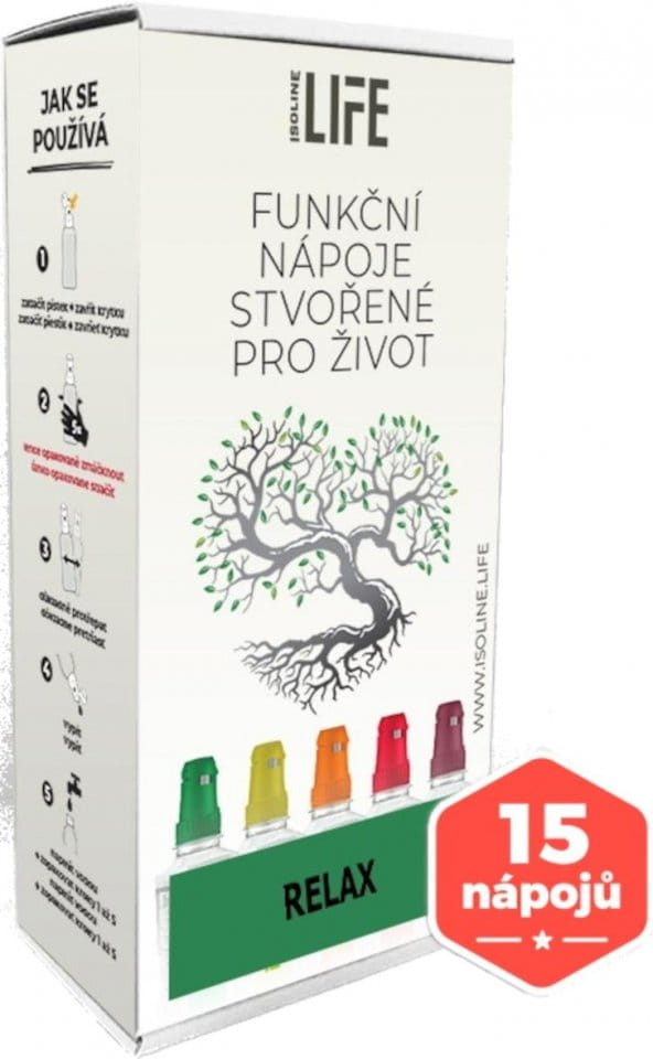 Power și băuturi energizante Isoline RELAX green tea with apricot 5-pack 5x500 ml