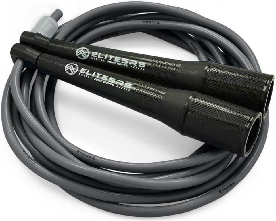 Coarda ELITE SRS Boxer 3.0 Jump Rope - 10ft Silver 5mm PVC cord
