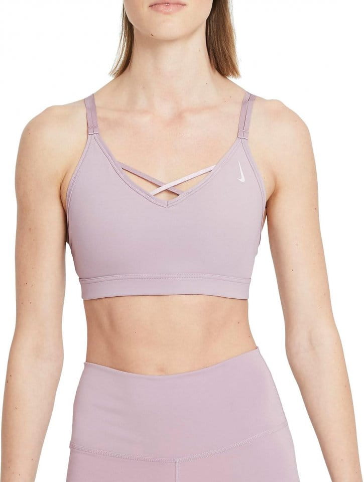 Bustiera Nike Yoga Dri-FIT Indy Women’s Light-Support Padded Strappy Sports Bra