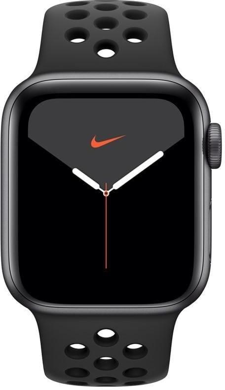 Ceas Apple Watch Series 5 GPS, 40mm Space Grey Aluminium Case with Anthracite/Black Sport Band