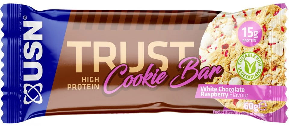 Biscuit cu proteine ​​USN Trust 60g ciocolata alba cu zmeura