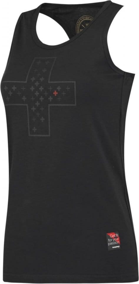 Maiou THORN+fit LADY TOP THORNFIT CROSS BLACK